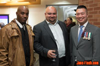 Chris Williams, GlobalMedic founder Rahul Singh and Paul Nguyen at the June Callwood Awards